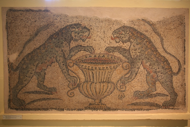 Sparta Archaeological Museum - Hellenistic-Roman mosaic 